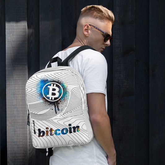 Bitcoin Intergalactic Grafitti Crypto BTC Backpack