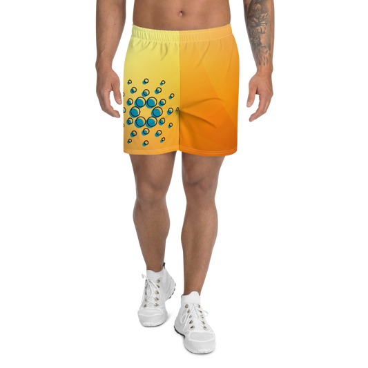 Cardano Citrus Crypto ADA Men's Athletic Long Shorts