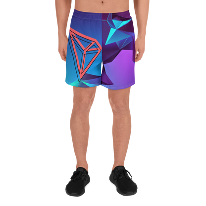 Tron Meta Night Club Crypto TRX Men's Athletic Long Shorts