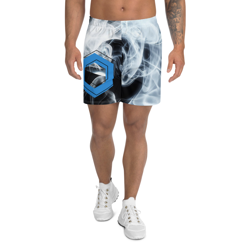 Chainlink Up in Smoke Crypto LINK Men's Athletic Long Shorts