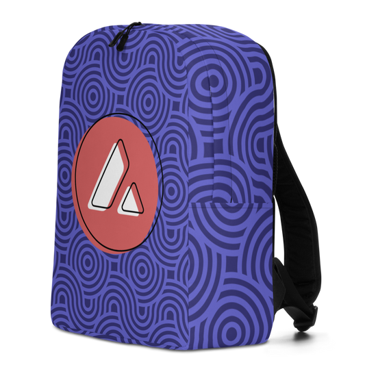 Avalanche Geometric 52 Crypto AVAX Minimalist Backpack