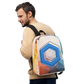 Chainlink Geometric Chroma Crypto LINK Minimalist Backpack