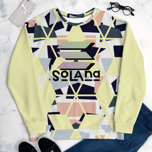 Solana Shards Crypto SOL Unisex Sweatshirt