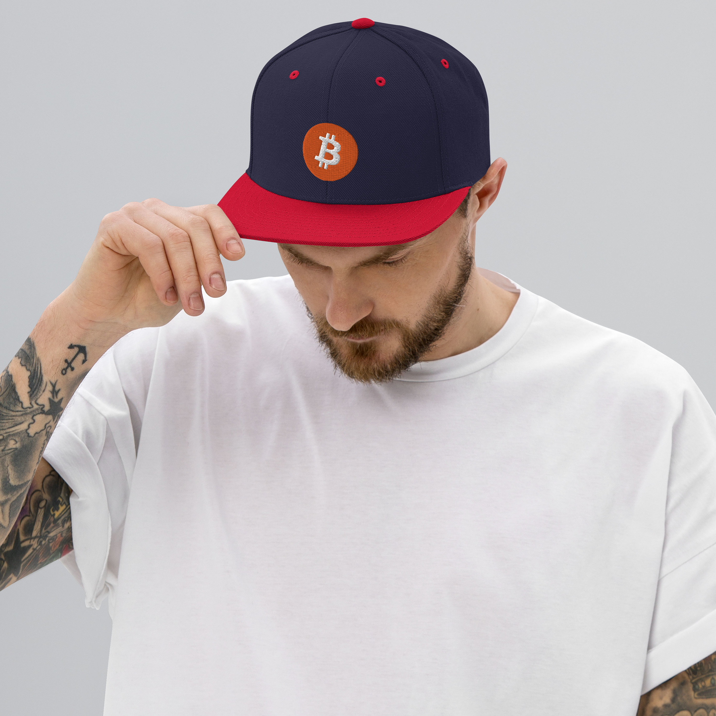 Bitcoin Crypto BTC Snapback Hat