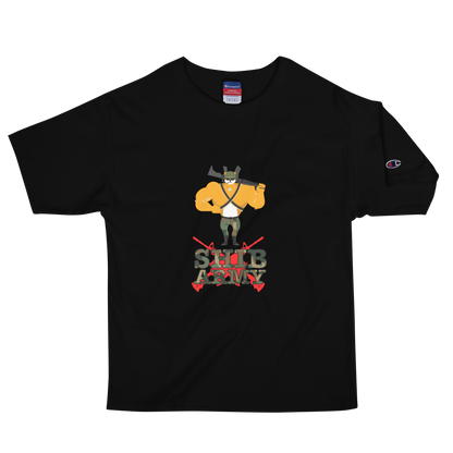 Shiba Inu SHIB Army Crypto Men's Champion T-Shirt