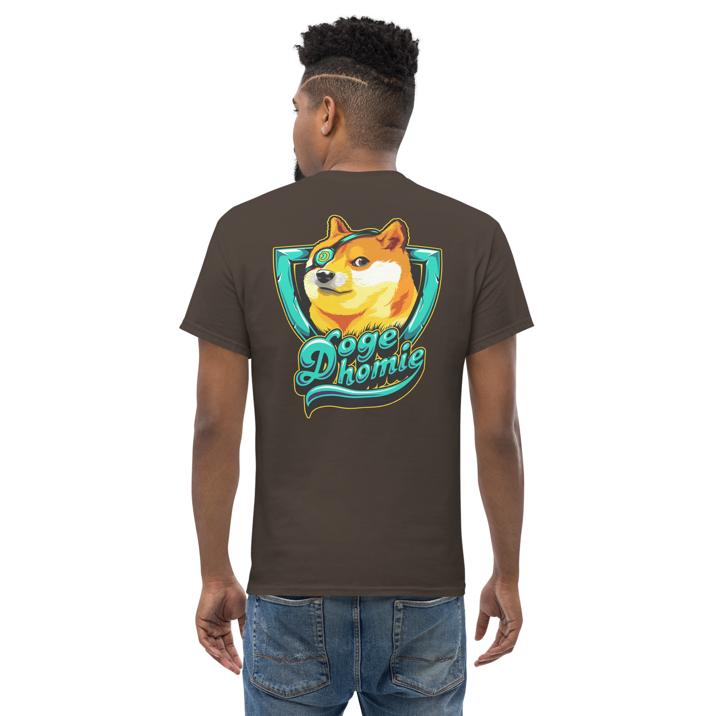 Doge Homie By Loteng Crypto Dogecoin DOGE Men's Classic Tee