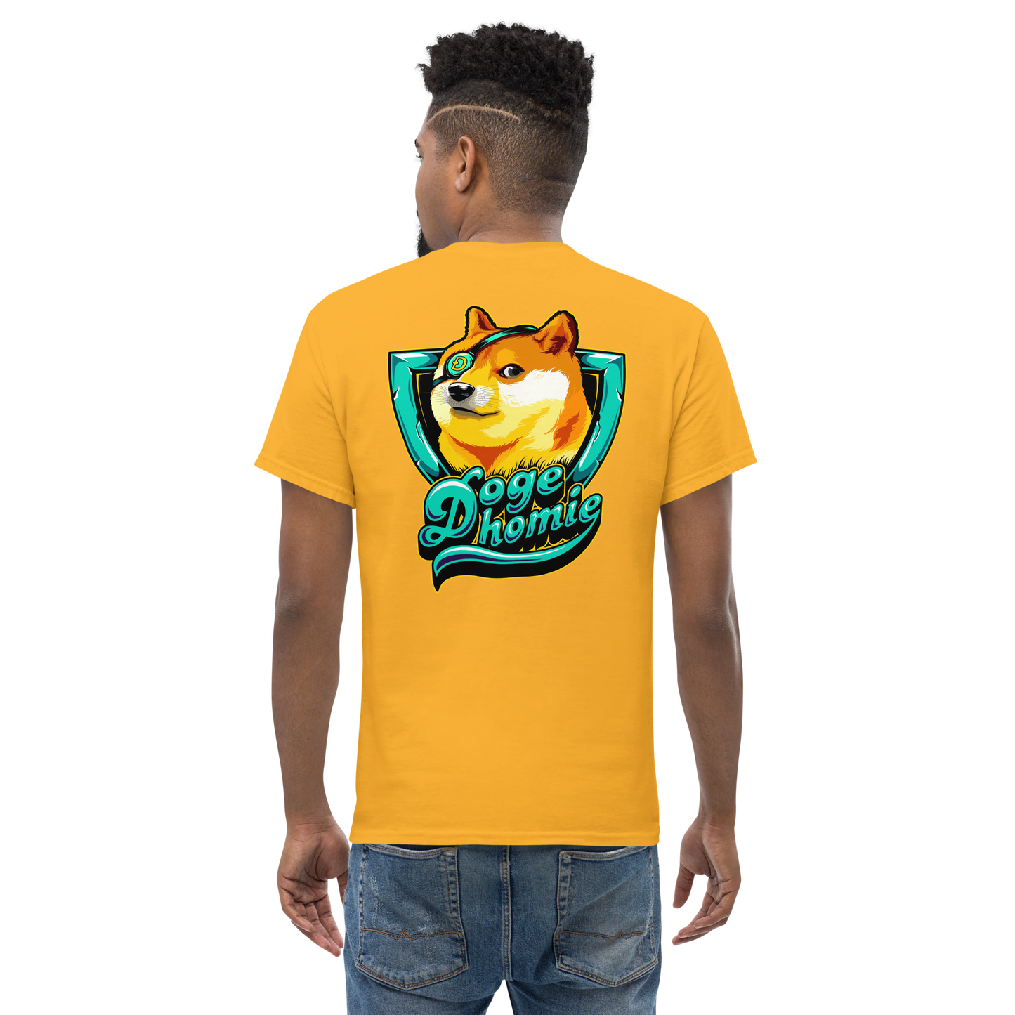 Doge Homie By Loteng Crypto Dogecoin DOGE Men's Classic Tee