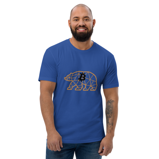Bitcoin Mosaic Bear Crypto BTC Short Sleeve T-shirt