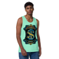 US Dollar Coin By Loteng Crypto Clothing Factory USDC Men’s Premium Tank Top