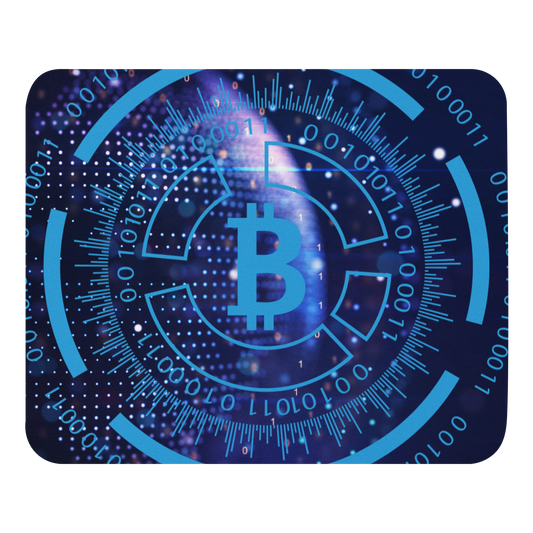 Bitcoin Binary Crypto BTC Mouse Pad