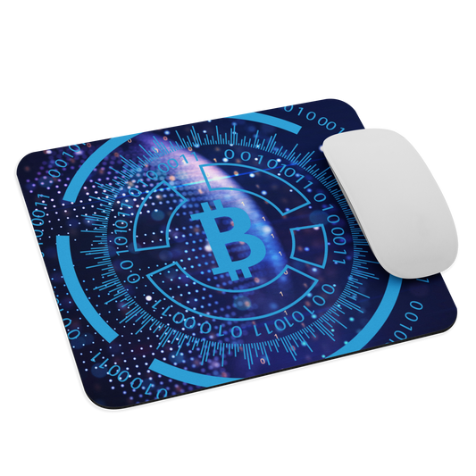 Bitcoin Binary Crypto BTC Mouse Pad