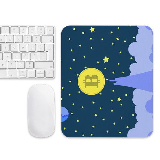 Bitcoin Space Launch Crypto BTC Mouse Pad