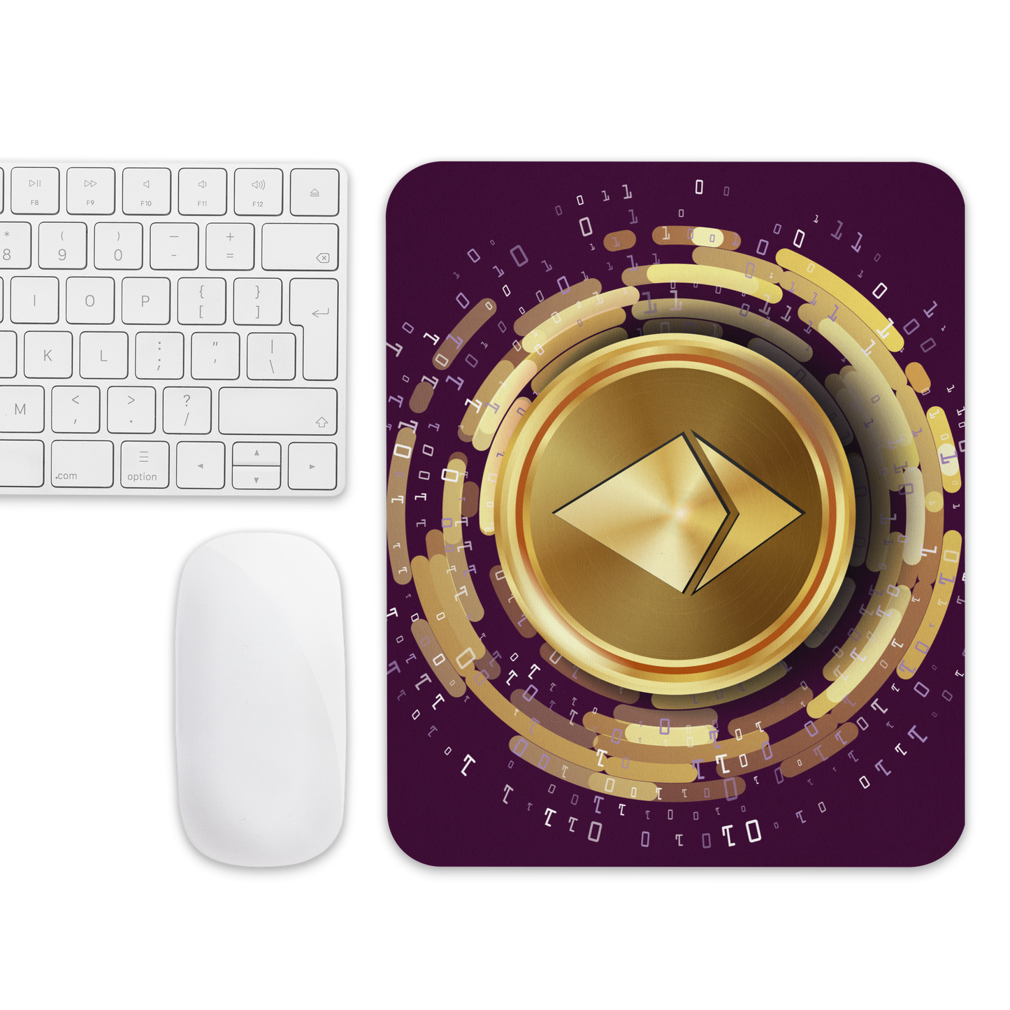 Ethereum Binary Crypto ETH Mouse Pad