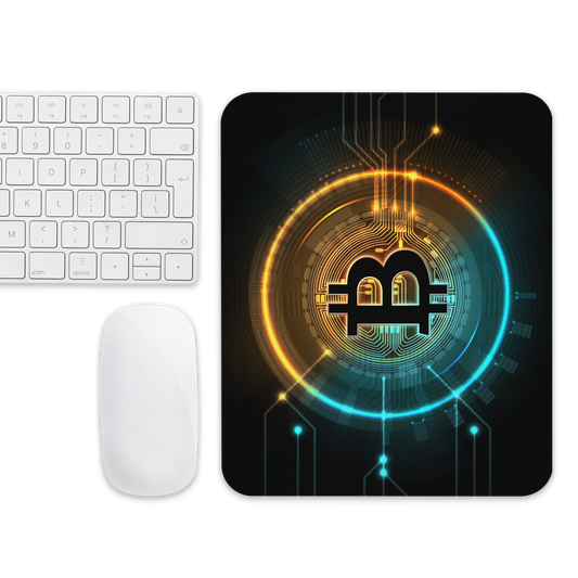 Bitcoin Cyber Vault Crypto BTC Mouse Pad