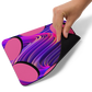 Polkadot 3D Neon Waves Crypto DOT Mouse Pad