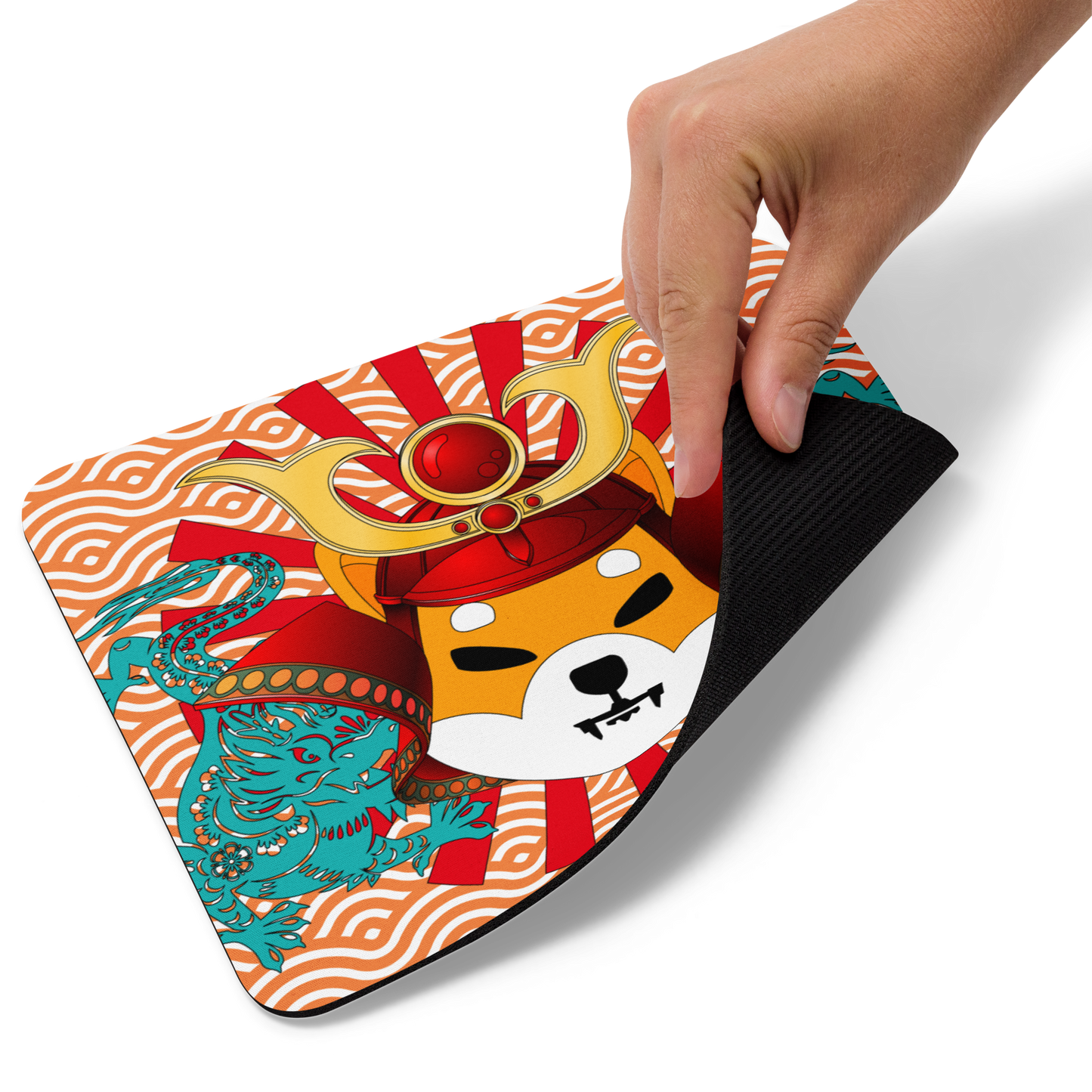 Shiba Inu Samurai Crypto SHIB Mouse Pad