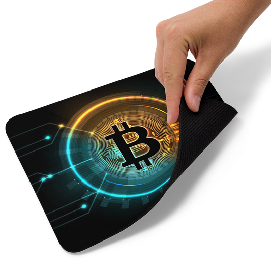 Bitcoin Cyber Vault Crypto BTC Mouse Pad