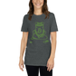 Bitcoin Frog on a Rock Crypto BTC Short-Sleeve Unisex T-Shirt
