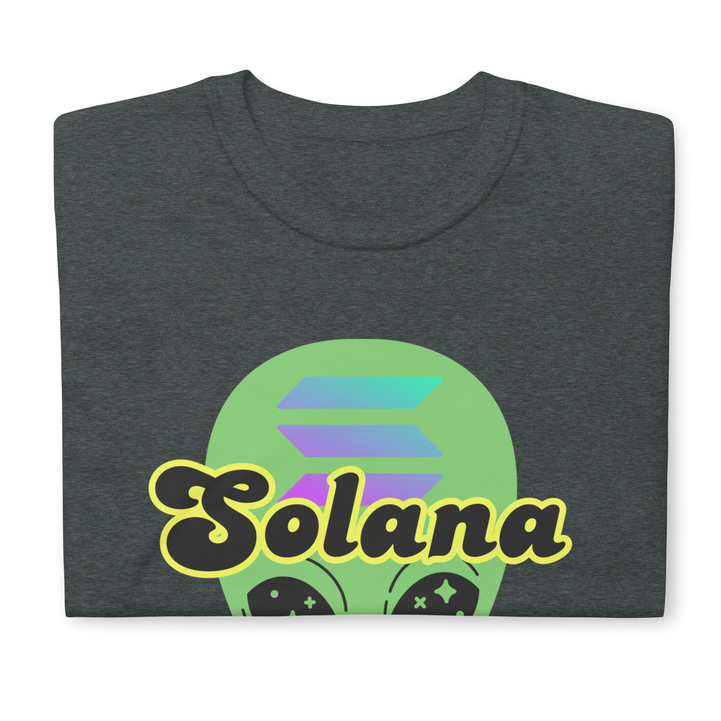 Solana Alien Crypto SOL Short-Sleeve Unisex T-Shirt