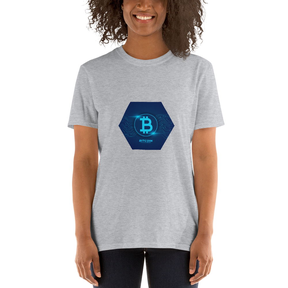 Bitcoin Circuit Crypto BTC Short-Sleeve Unisex T-Shirt
