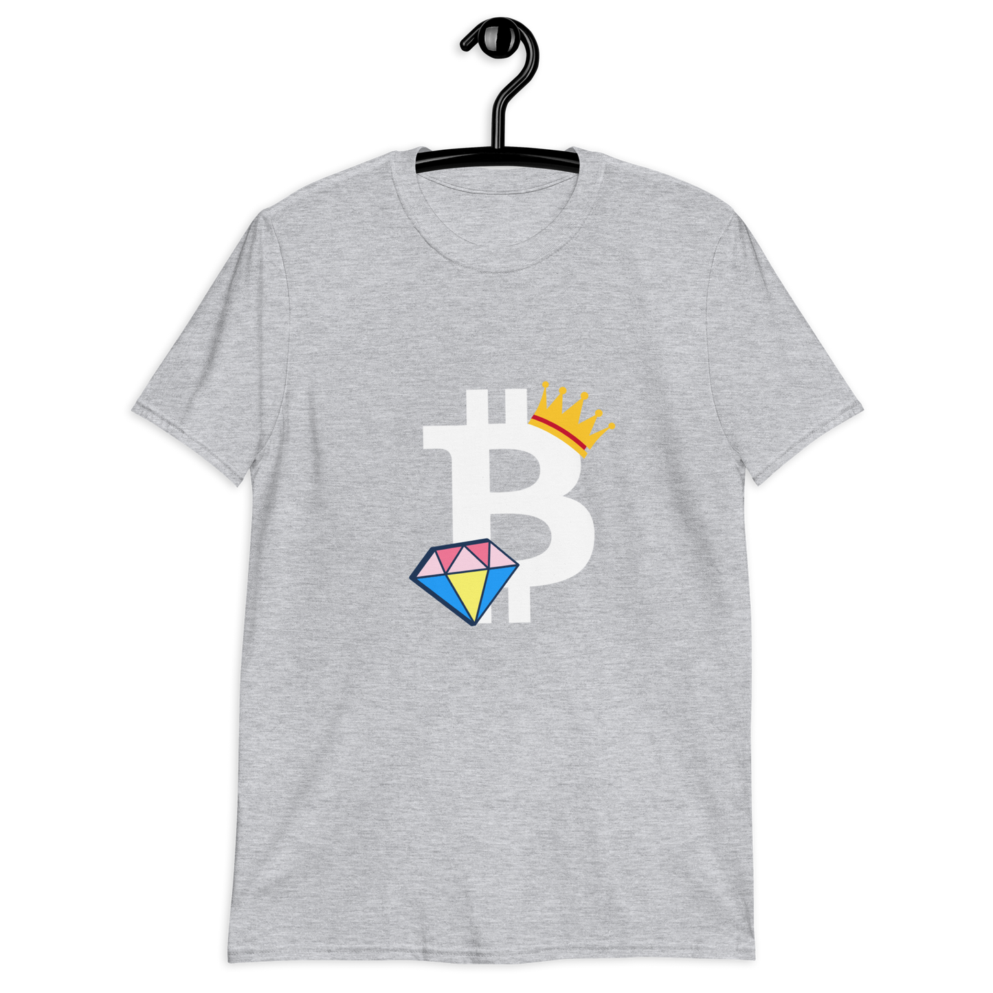 Bitcoin Kingly Crypto BTC Short-Sleeve Unisex T-Shirt
