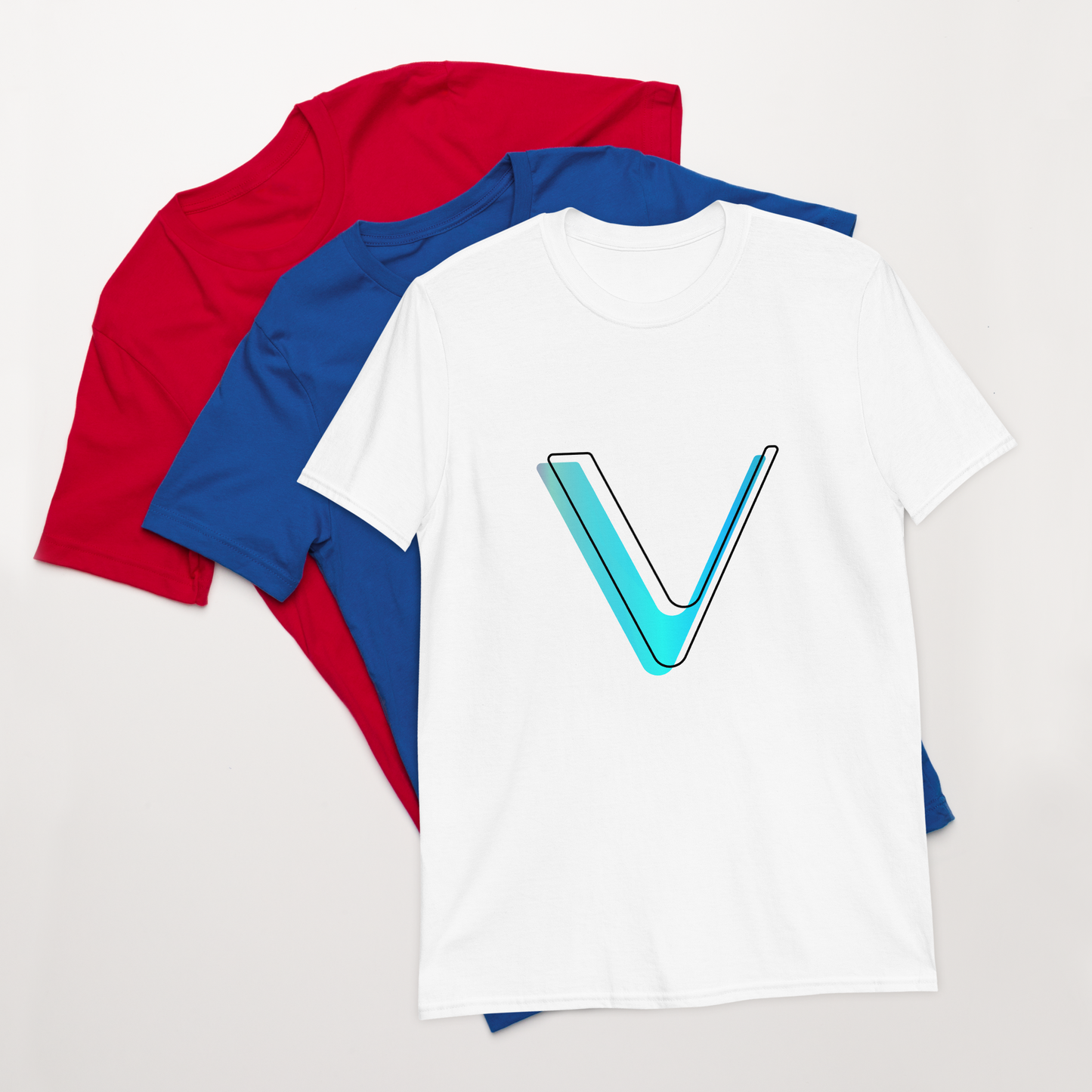 Vechain Offset Crypto VET Short-Sleeve Unisex T-Shirt