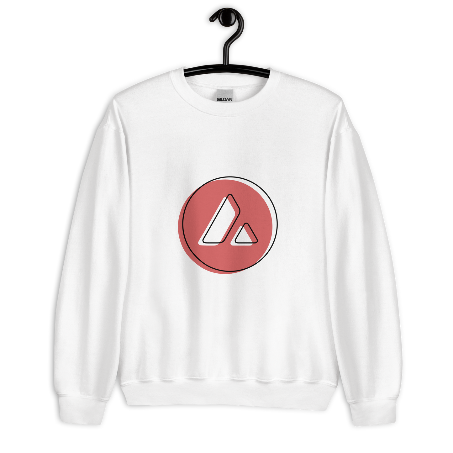 Avalanche Offset Crypto AVAX Unisex Sweatshirt