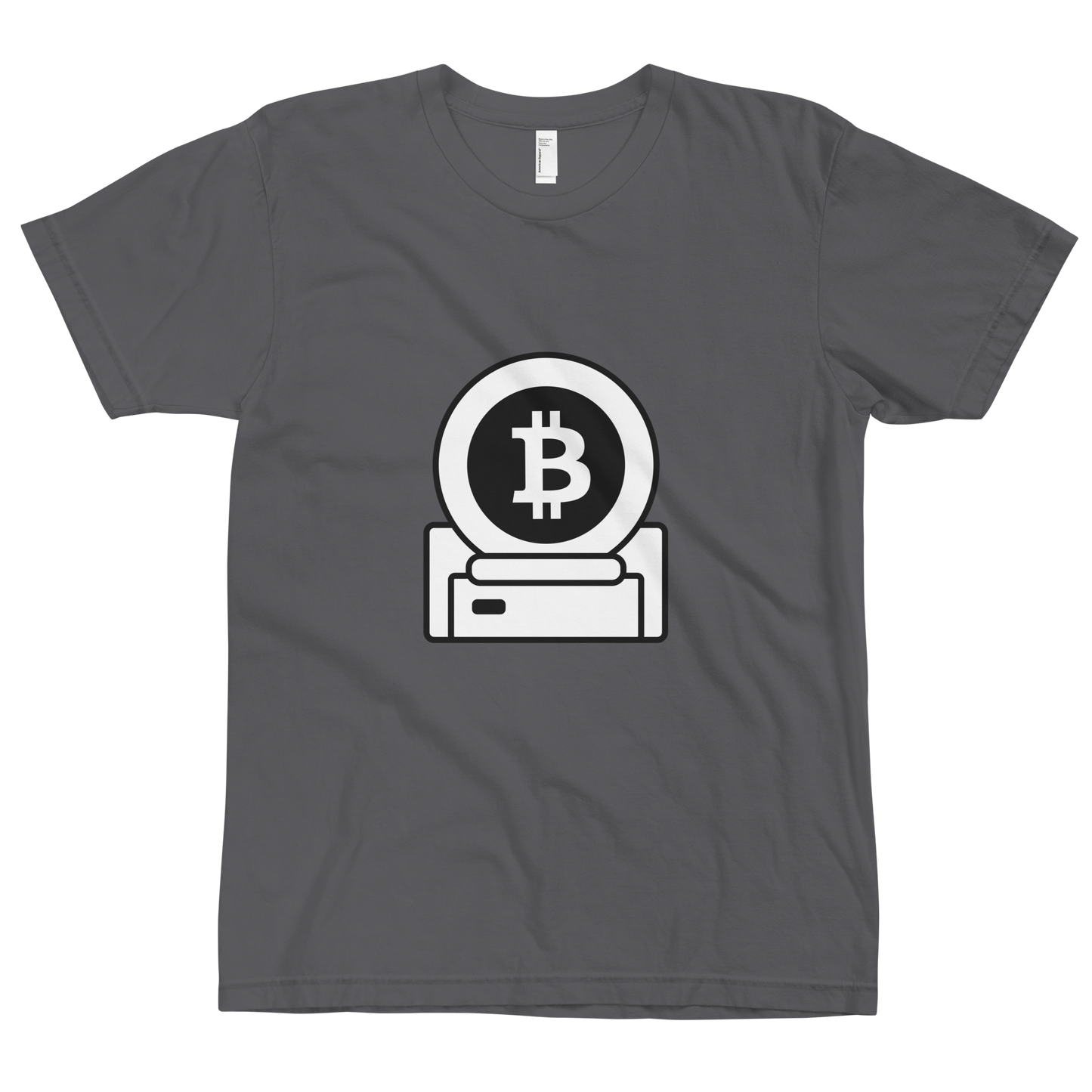 Bitcoin Astronaut Crypto BTC American Apparel T-Shirt