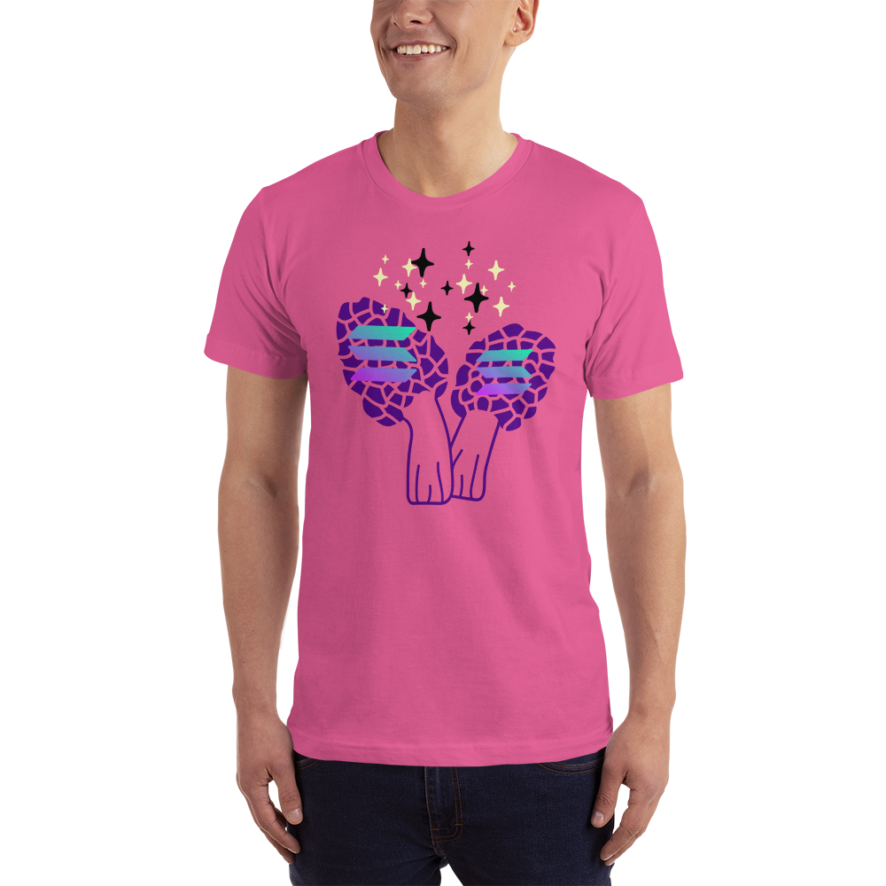 Solana Magic Mushrooms Crypto SOL American Apparel T-Shirt