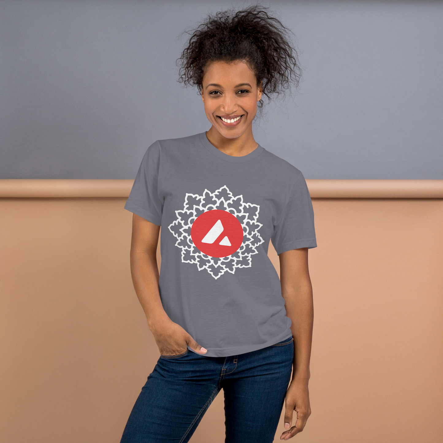 Avalanche Mandala Crypto AVAX American Apparel T-Shirt