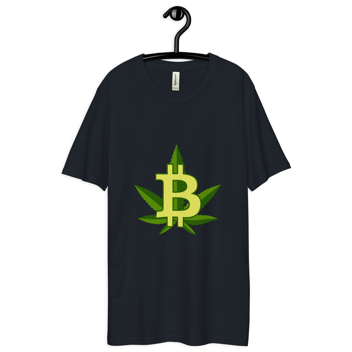 Bitcoin Marijuana Crypto BTC Unisex Premium Viscose Hemp T-shirt