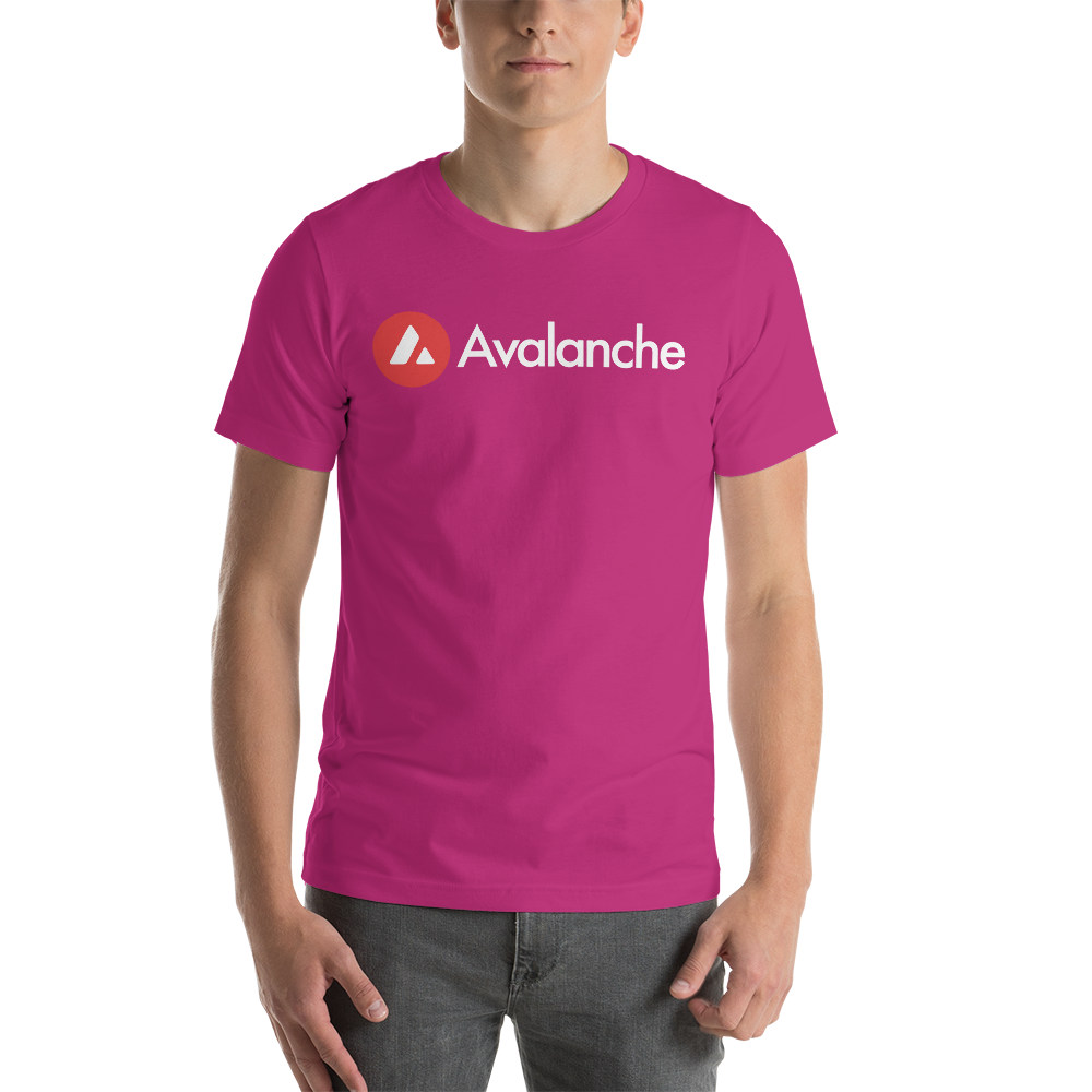Avalanche Crypto AVAX Short-Sleeve Unisex T-shirt