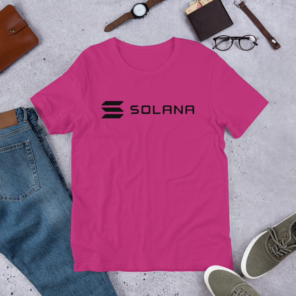 Solana Crypto SOL Short-Sleeve Unisex T-shirt