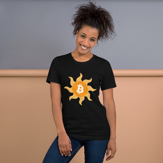 Bitcoin Sun Crypto BTC Unisex T-shirt