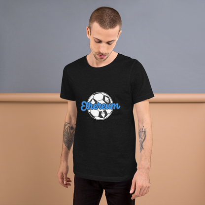 Ethereum Soccer Crypto ETH Heather Unisex T-Shirt