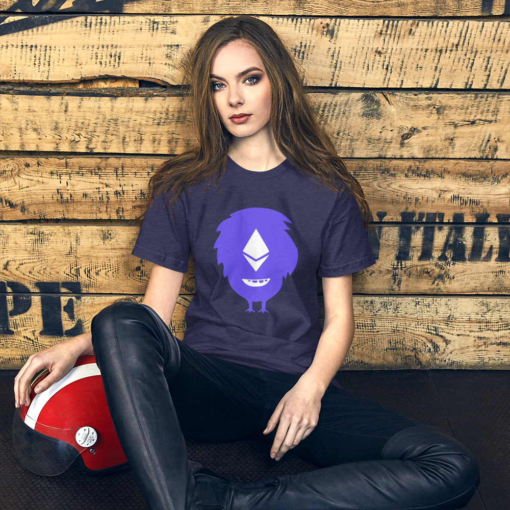 Ethereum Purple Monster Crypto ETH Unisex T-Shirt