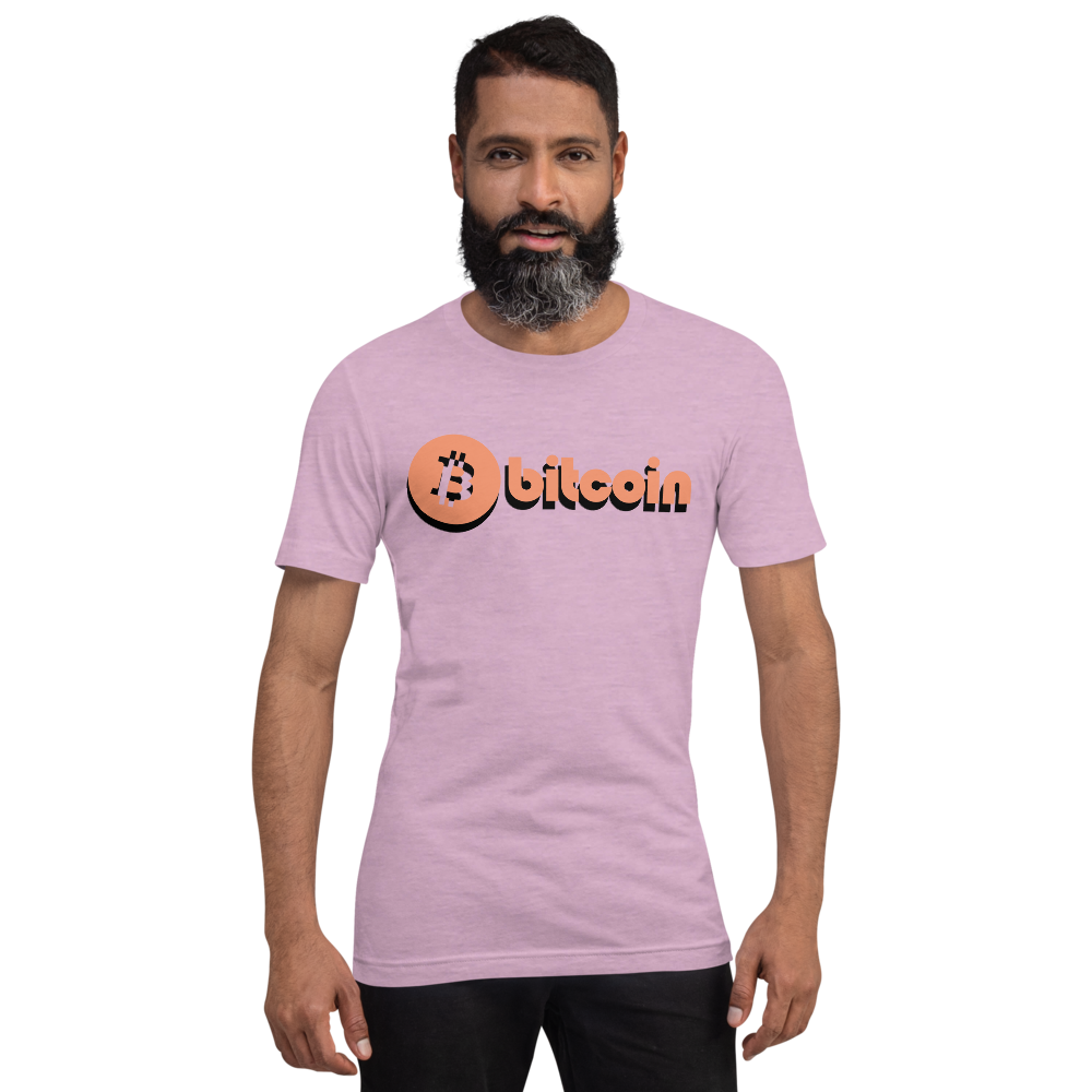 Bitcoin Offset Crypto BTC Heather Short-Sleeve Unisex T-shirt