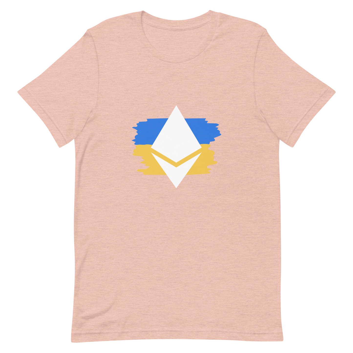Ethereum Ukraine Crypto ETH Heather Unisex T-Shirt