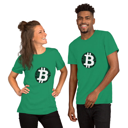 Bitcoin Black Waves Crypto BTC Unisex T-Shirt
