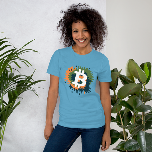 Bitcoin Tie Dye Crypto BTC Unisex T-shirt