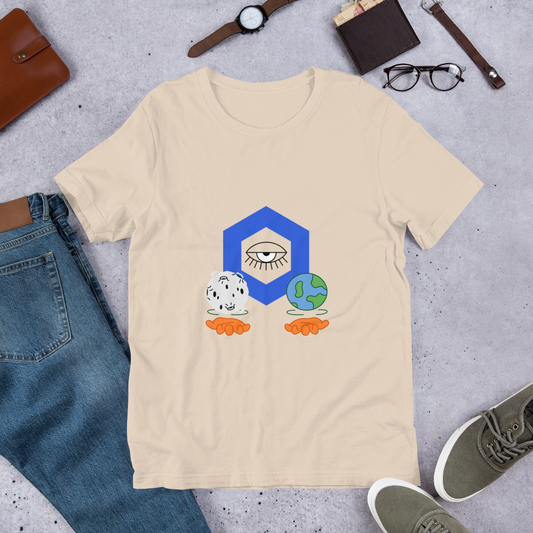 Chainlink All-Seeing Eye Crypto LINK Unisex T-Shirt