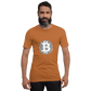 Bitcoin Stripes Optical Illusion Crypto BTC Unisex T-Shirt