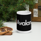 Avalanche Crypto AVAX White Ceramic Glossy Mug
